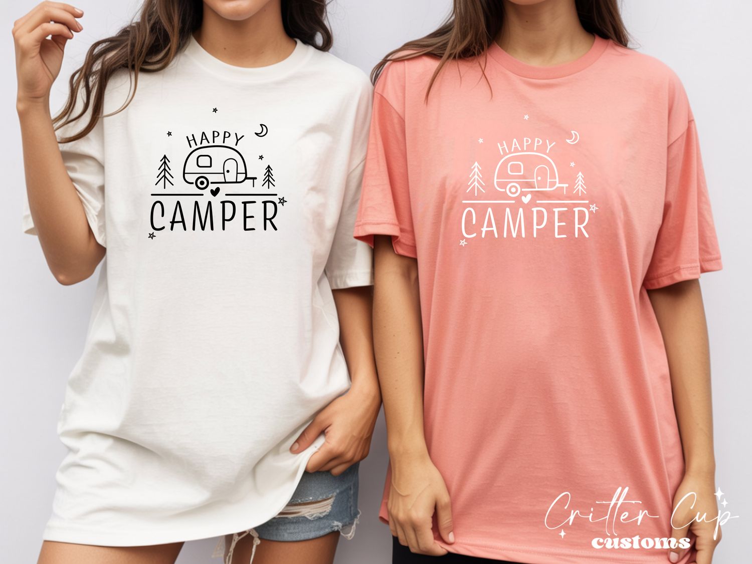 Simplistic Happy Camper T-shirt