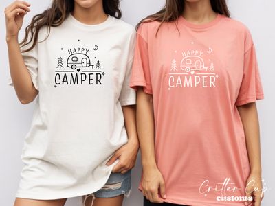 Simplistic Happy Camper T-shirt