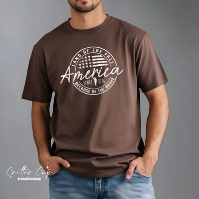America "Land of the Free" T-shirt