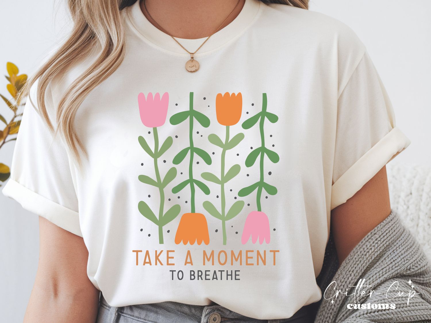 Boho Motivational Floral Shirt