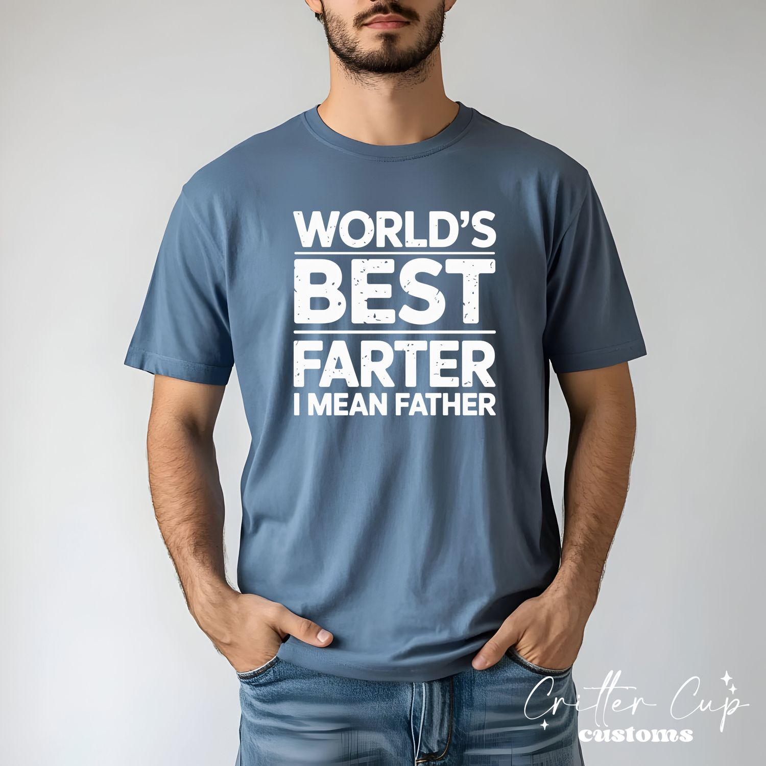 Dad T-shirt "World's Best Farter-Father"