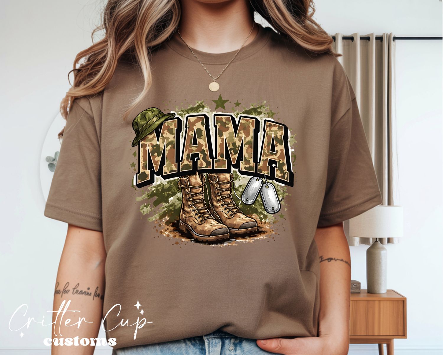 Camo Mama T-Shirt