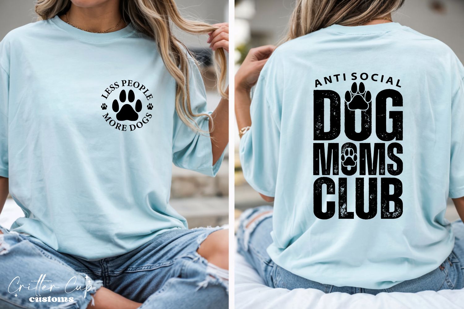 Anti-Social Dog Mom T-shirt