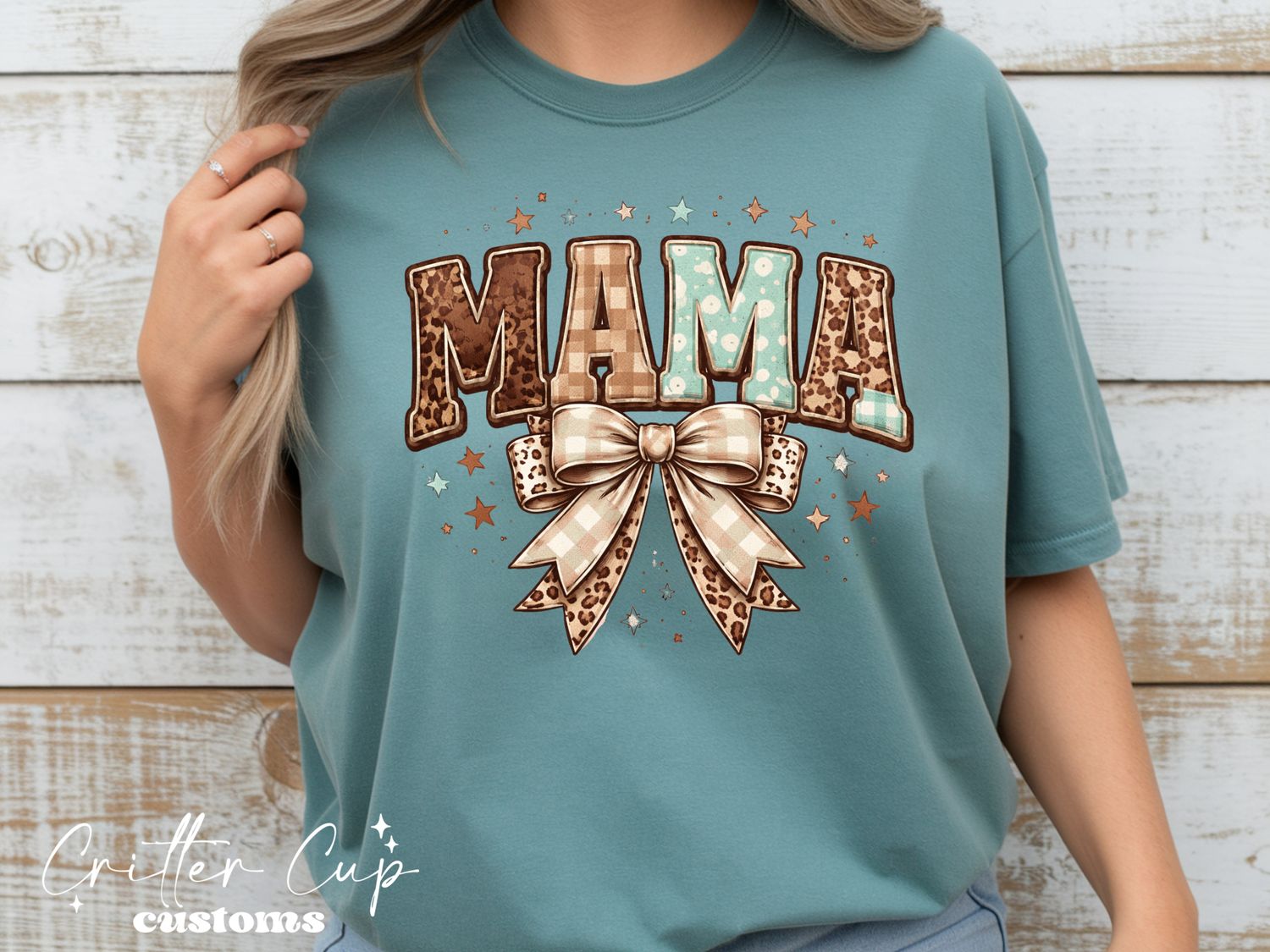 Leopard Coquette Mama T-Shirt