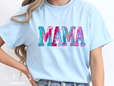Painted Look Mama T-Shirt