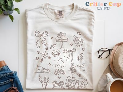 Camping Doodles T-Shirt