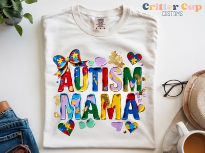 Painted Look Autism Awareness T-Shirt