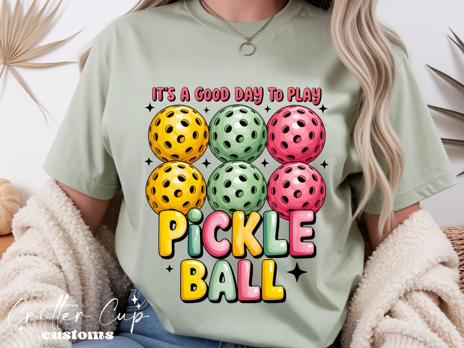 Pickleball "It's a Good Day to Play" T-Shirt