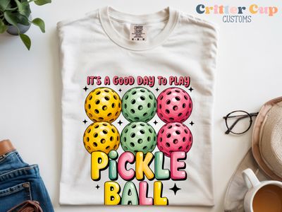 Pickleball "It's a Good Day to Play" T-Shirt