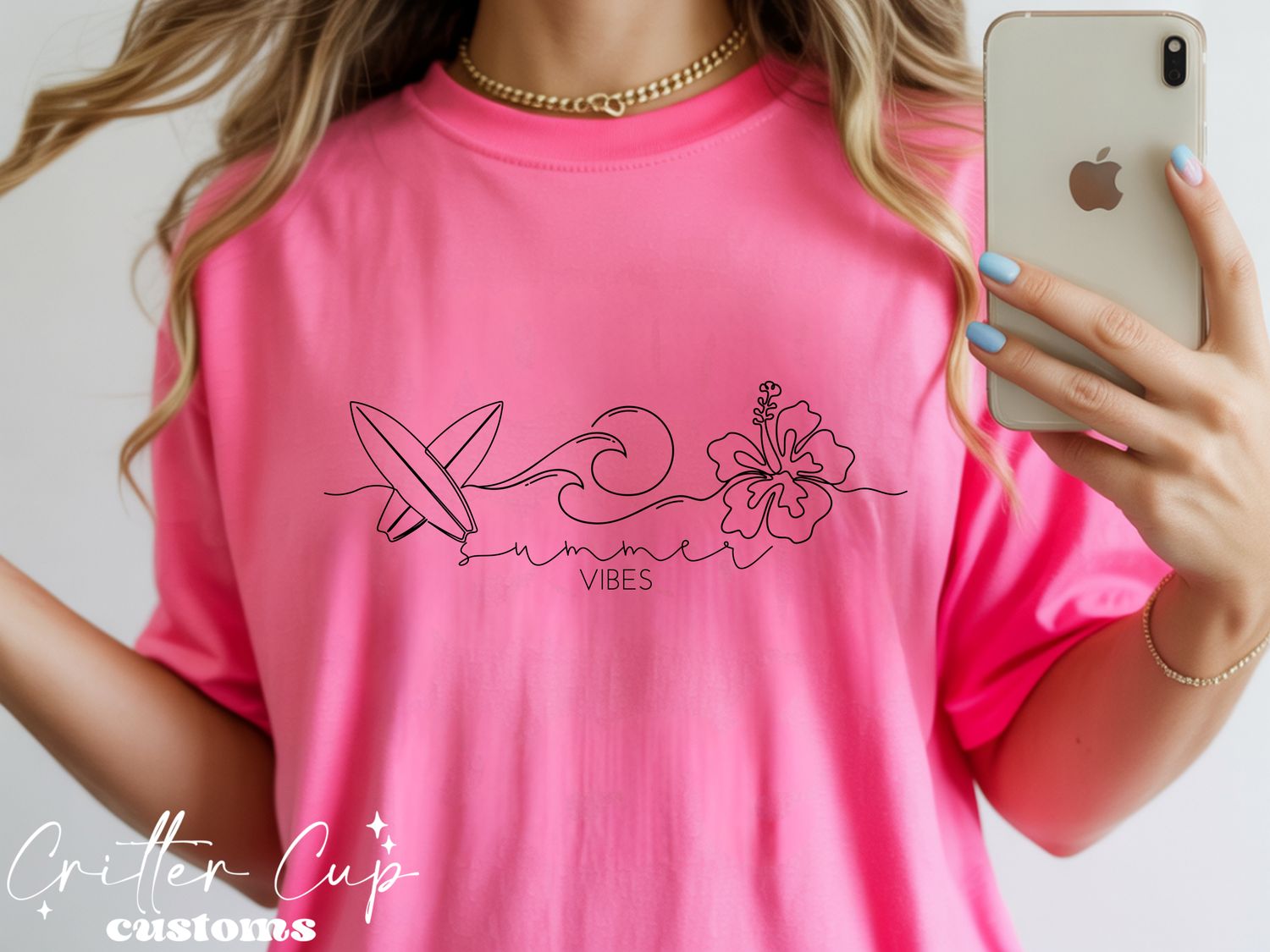 Minimalist Summer Beach Vibes T-shirt