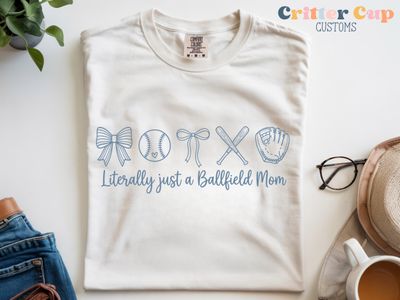 Coquette Baseball Mom T-Shirt