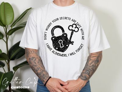 Alzheimer's Awarness - Secrets T-shirt