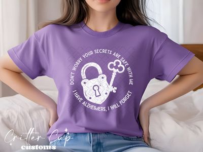 Alzheimer's Awarness - Secrets T-shirt