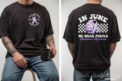 Alzheimer's - In June We Wear Purple T-shirt