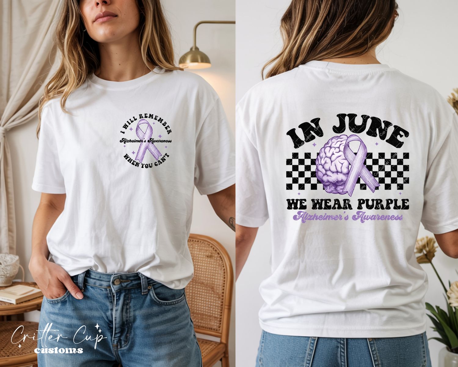 Alzheimer's - In June We Wear Purple T-shirt