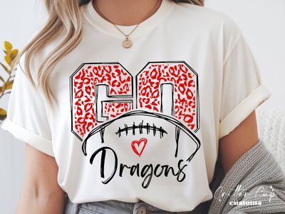 Leopard "Go" Football Team T-shirt