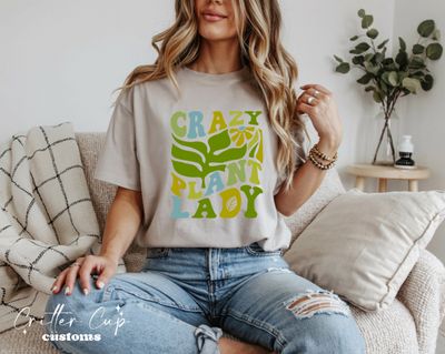 Boho Crazy Plant Lady Shirt