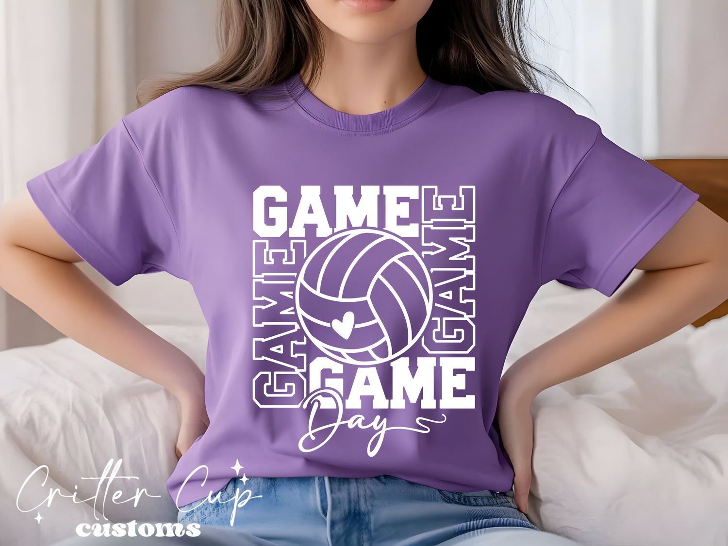 Volley Ball Game Day T-shirt