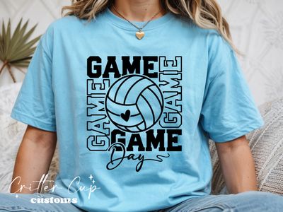 Volley Ball Game Day T-shirt