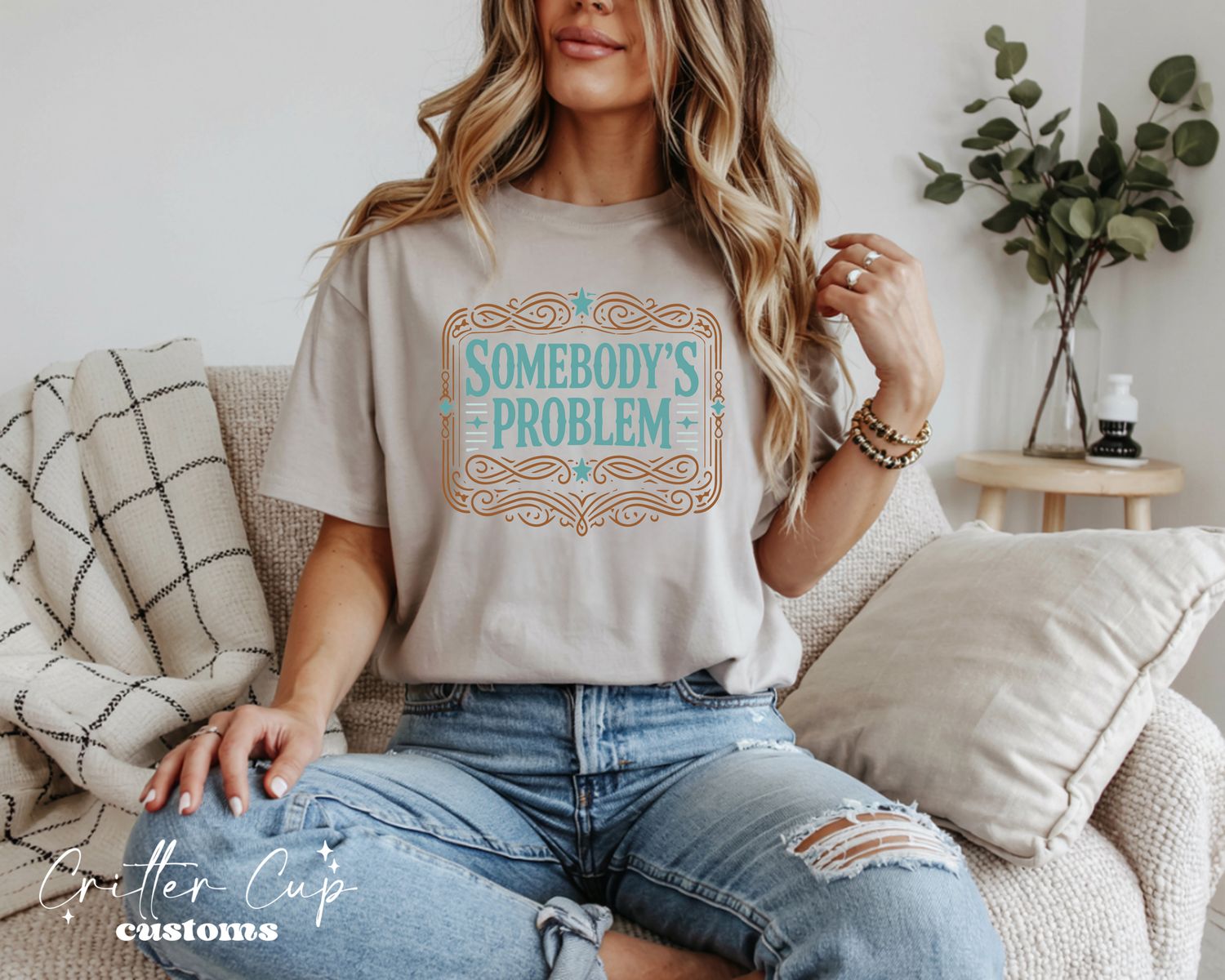 Western "Somebody's Problem" T-Shirt