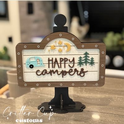 Custom Happy Camper Sign