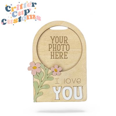 I Love You Photo Frame Magnet