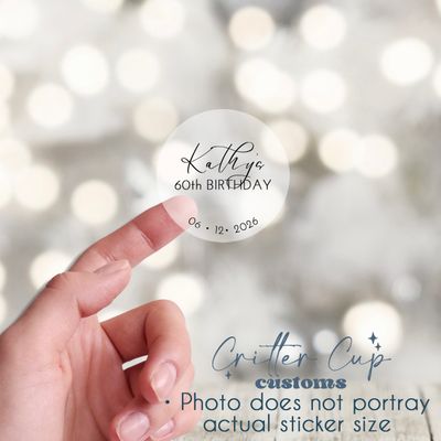 Personalized Birthday Stickers