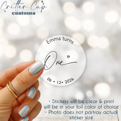 Personalized Birthday Stickers