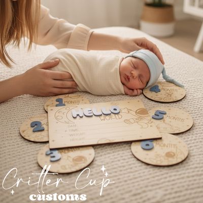 Baby's Outer Space Milestone Disc
