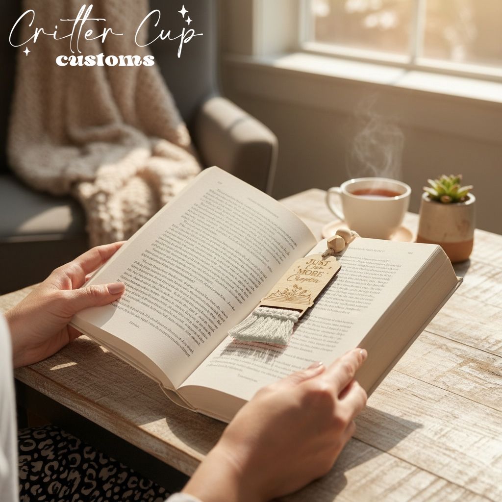 Where Stories Live Engraved Macrame Bookmark