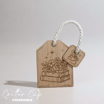 Where Stories Live Engraved Macrame Bookmark