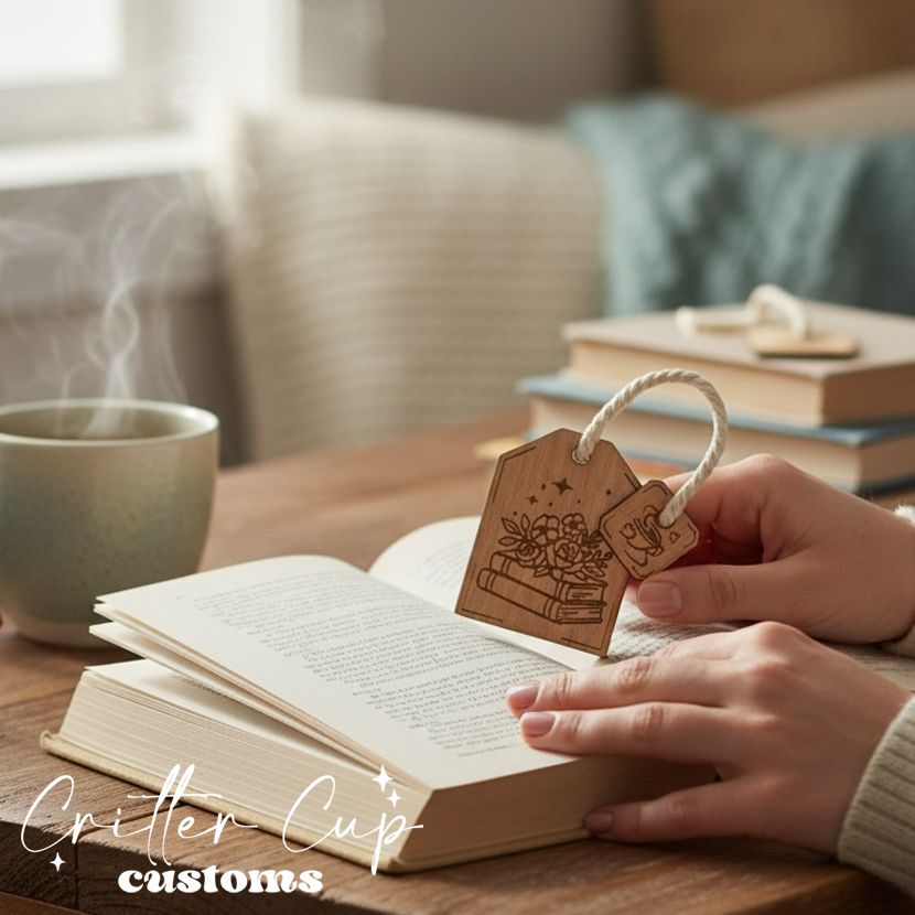 Where Stories Live Engraved Macrame Bookmark