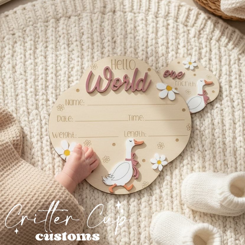 Goose &amp; Daisy Milestone Disc