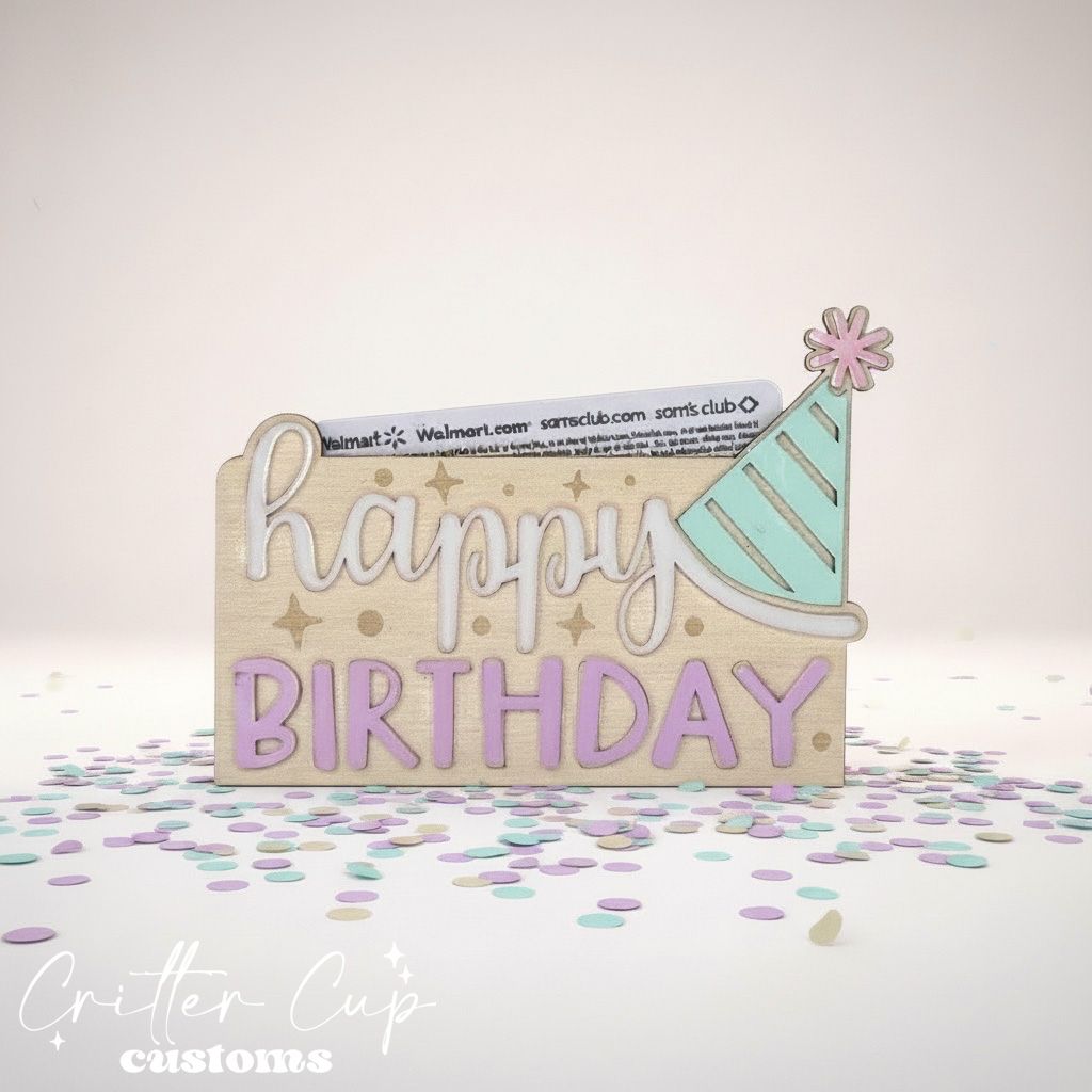 Birthday Gift Card Holder
