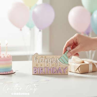 Birthday Gift Card Holder