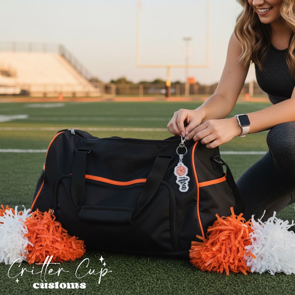 Personalized Cheer Bag Tag
