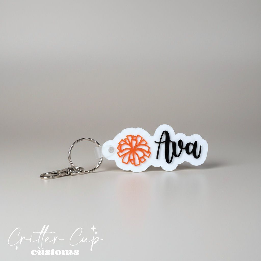 Personalized Cheer Bag Tag