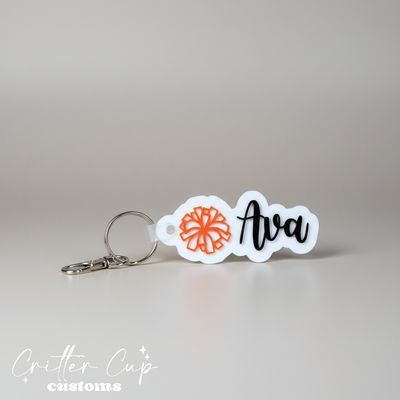 Personalized Cheer Bag Tag