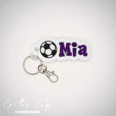 Personalized Soccer Bag Tag