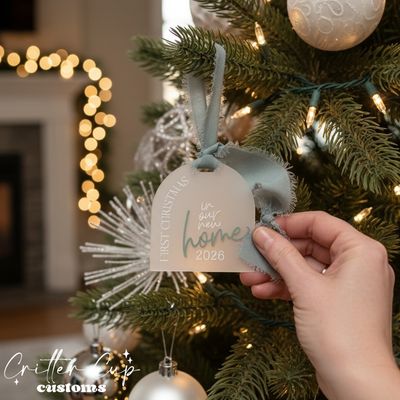 First Christmas in Our New Home Ornament