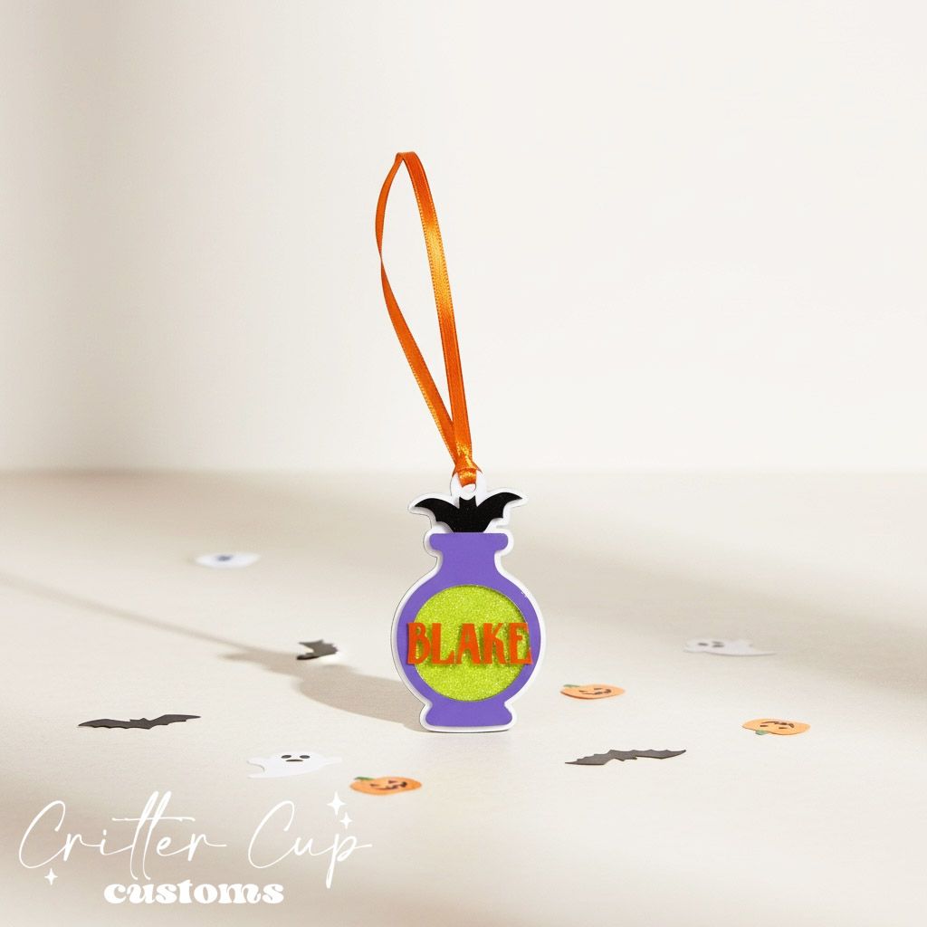 Bat Potion Halloween Gift Tag, Boo Basket Tag