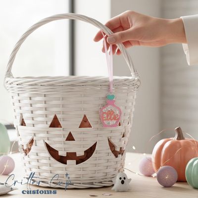 Heart Potion Halloween Gift Tag, Boo Basket Tag