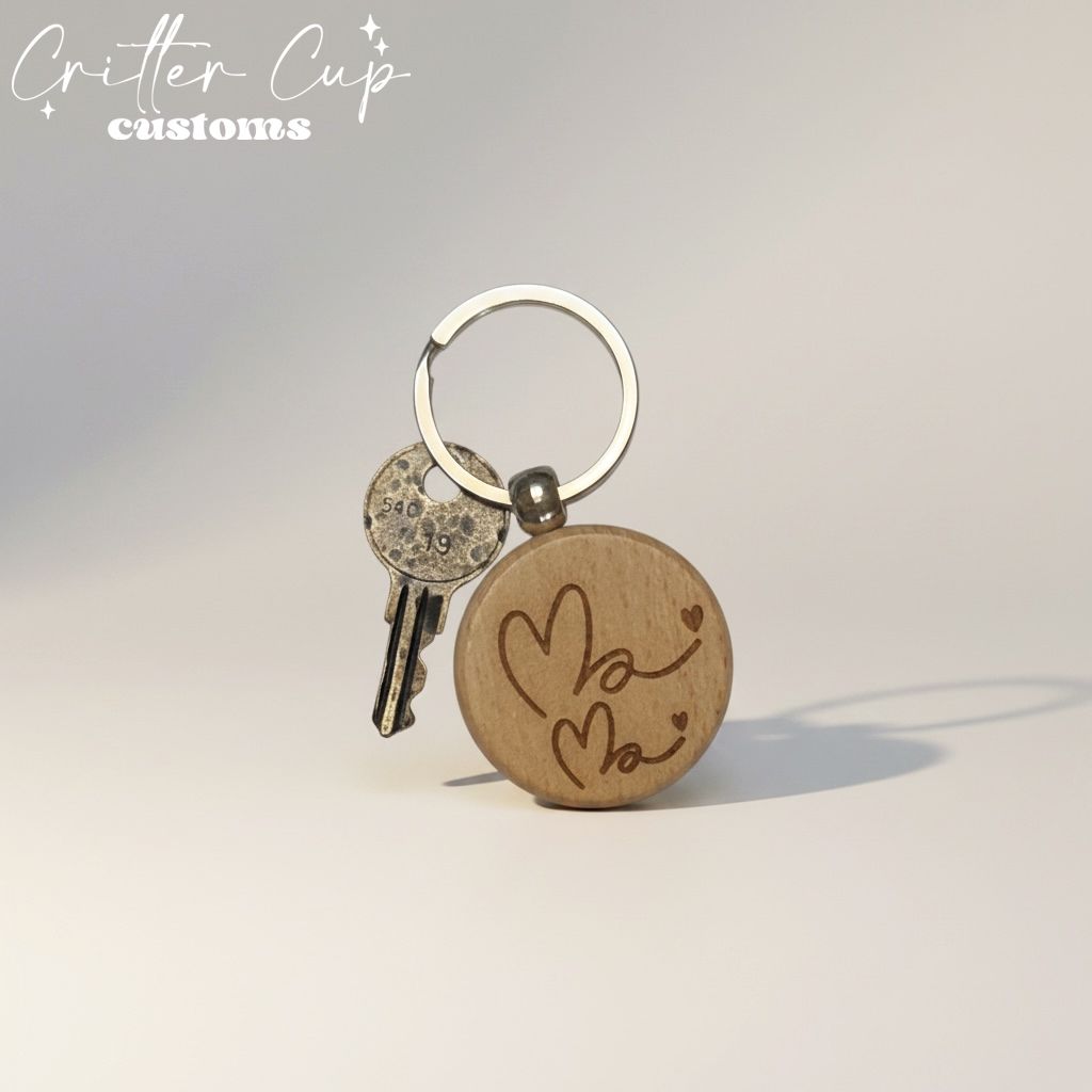 Custom Engraved Mama Keychain