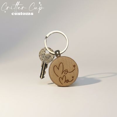 Custom Engraved Mama Keychain