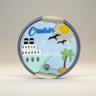 Cruis Ship Stanley Name Plate, 40oz Cruise Stanley Topper