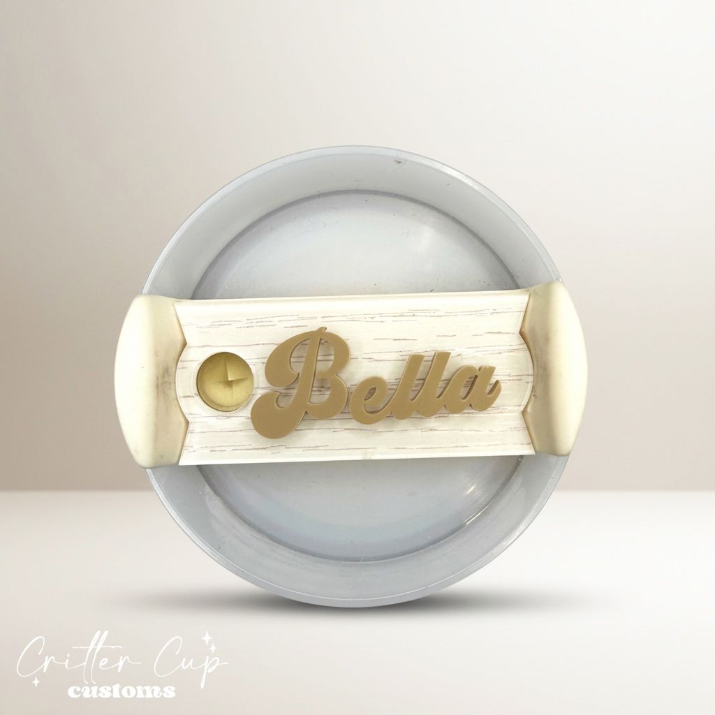 Bleached White Woodgrain, Custom Stanley Topper