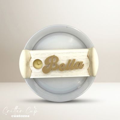 Bleached White Woodgrain, Custom Stanley Topper