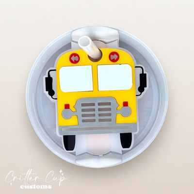 Bus Driver Stanley Name Plate, Custom Bus Stanley Topper