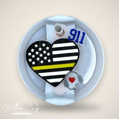 Dispatcher Stanley Name Plate, Custom Stanley Topper