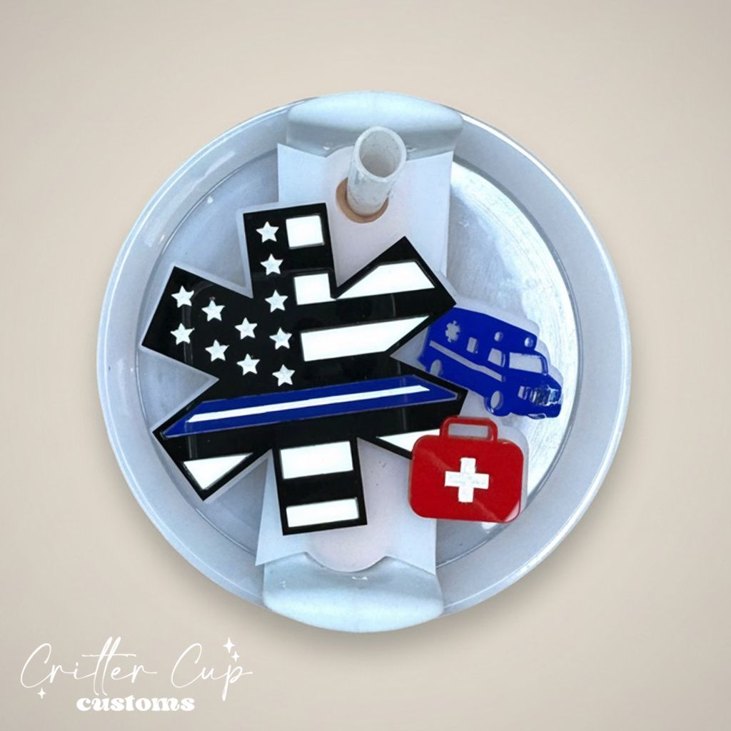 EMS Stanley Name Plate, Custom Stanley Topper
